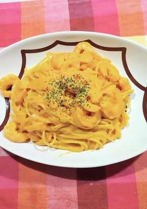 ケチャップでトマトクリームパスタ-レシピのメイン写真
