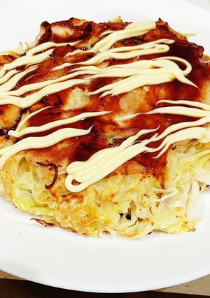 山芋たっぷり米粉でお好み焼き-レシピのメイン写真
