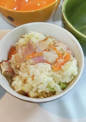 カルシウムたっぷりミルク炊き込みご飯-レシピのメイン写真
