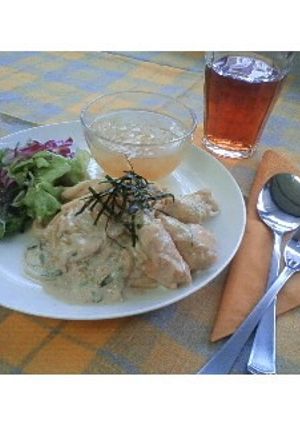 チキンと味噌クリームソースのパスタ-レシピのメイン写真