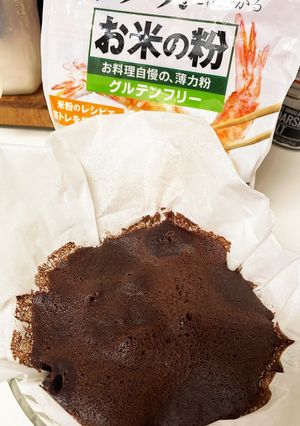 簡単レンジで米粉のチョコケーキ-レシピのメイン写真