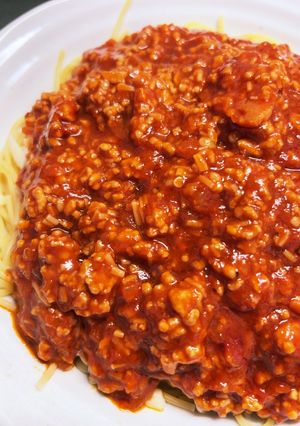 節約★ミートソースパスタ-レシピのメイン写真