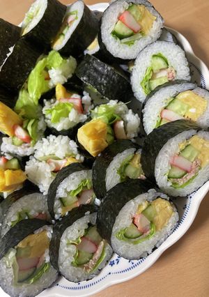 我が家のサラダ巻き-レシピのメイン写真
