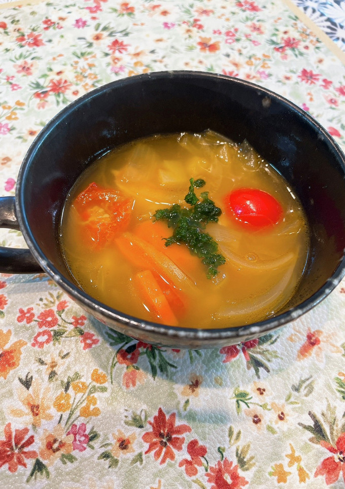 冷蔵庫のお片付け！野菜スープ-レシピのメイン写真