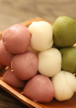 お花見に！三色団子-レシピのメイン写真