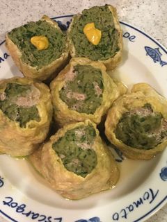 油揚げのニラ餃子?しゅうまい?-レシピのメイン写真
