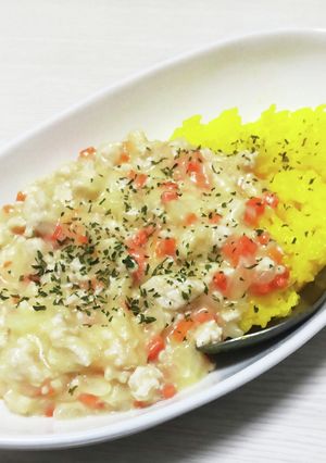 ドライカレーならぬドライシチューライス-レシピのメイン写真
