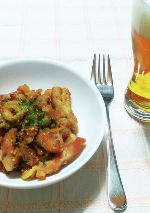 豚コマ&米粉でカリカリスパイシーポーク♪-レシピのメイン写真