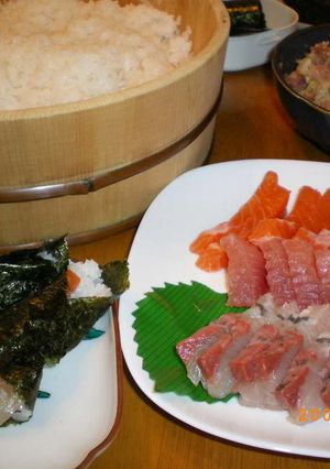 「やさしいお酢」の手巻き寿司-レシピのメイン写真