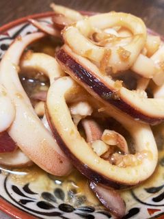 ボイルいかのバター醤油炒め-レシピのメイン写真