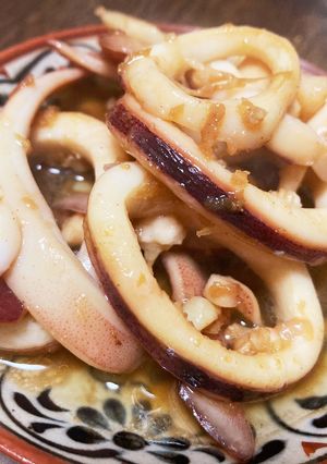 ボイルいかのバター醤油炒め-レシピのメイン写真