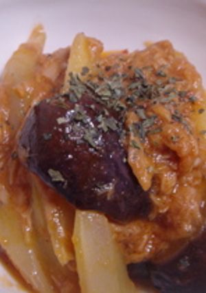 茄子とツナのトマト煮-レシピのメイン写真