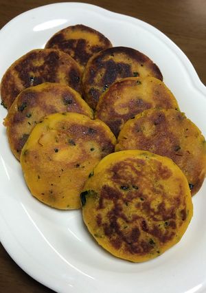 バターでコク旨!かぼちゃ餅-レシピのメイン写真