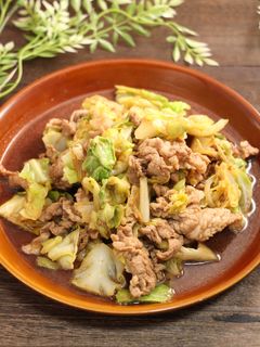 簡単!春キャベツの肉みそ炒め-レシピのメイン写真