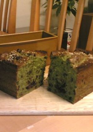 和素材でほっこり♪抹茶と小豆のパウンド-レシピのメイン写真