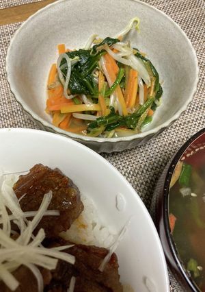 レンチン♪ほうれん草のナムル-レシピのメイン写真