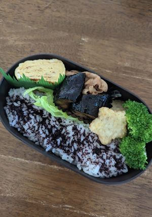 JK☆なすと豚肉の甘辛炒め弁当♪-レシピのメイン写真