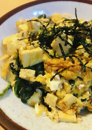 サラダパック活用●玉子豆腐丼-レシピのメイン写真