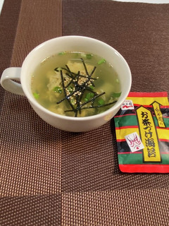 永谷園のお茶漬けで1分卵スープ-レシピのメイン写真