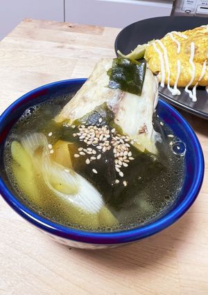 激安！甘鯛のアラで簡単☆中華味のあら汁-レシピのメイン写真