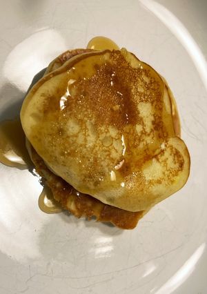 パンケーキミックスとパンケーキ-レシピのメイン写真