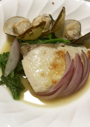 フライパン1つで鰤と蛤の炊合せ-レシピのメイン写真