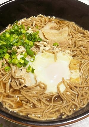 肉玉蕎麦-レシピのメイン写真