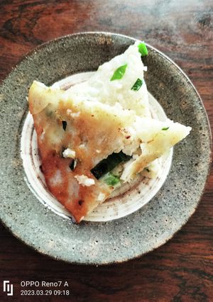 米粉と薄力粉味付きチヂミ-レシピのメイン写真