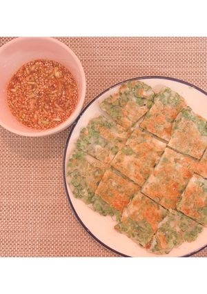 米粉の葱まみれチヂミ-レシピのメイン写真