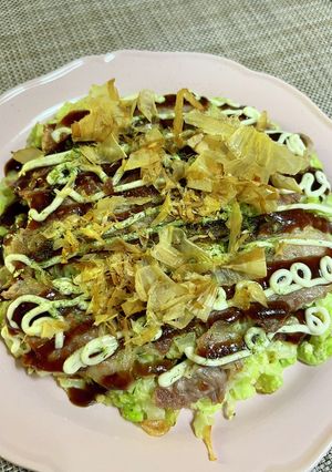 米粉活用、白菜のお好み焼き-レシピのメイン写真