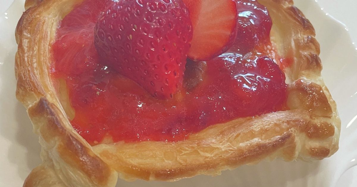 冷凍パイシートでいちごパイ by RuKaさん 【クックパッド】 簡単