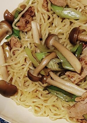 ネギ塩焼きそば-レシピのメイン写真