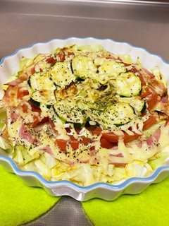 キャベツ☆トマト☆ズッキーニのマヨ焼き-レシピのメイン写真