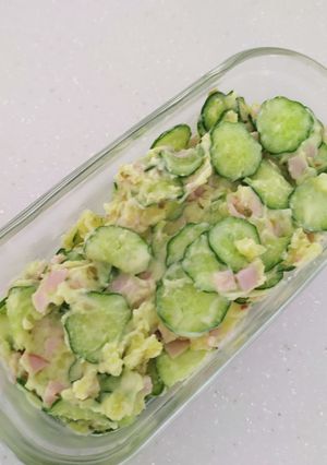 きゅうりとハムのポテトサラダ-レシピのメイン写真