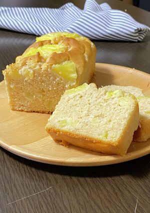 パイナップルシナモンの米粉パウンドケーキ-レシピのメイン写真