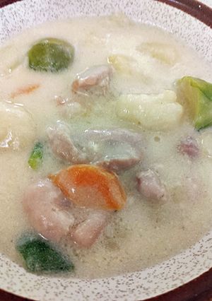 米粉で作るクリームシチュー-レシピのメイン写真
