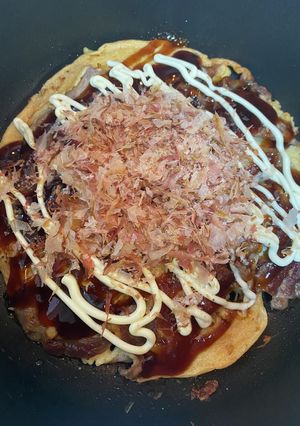 【米粉活用】サクッとお一人様お好み焼き-レシピのメイン写真