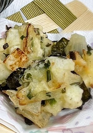 米粉天ぷら♪長芋と新玉ねぎ-レシピのメイン写真
