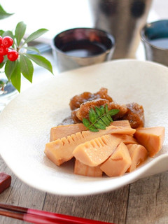 タケノコと冷凍こんにゃくの煮物-レシピのメイン写真