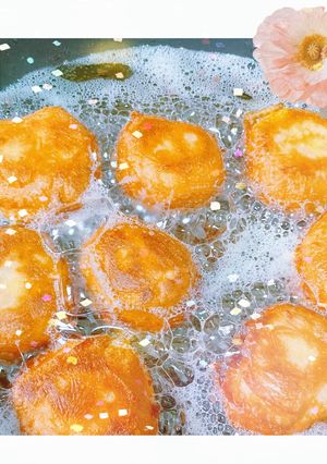 不思議な食感お餅みたいなきな粉ドーナツ💗-レシピのメイン写真