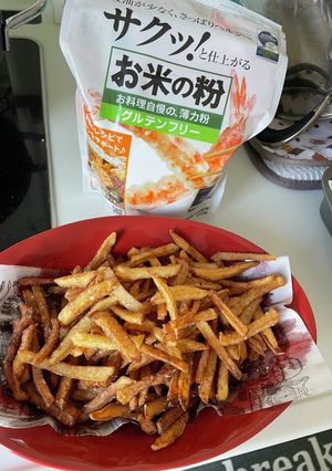 米粉でカリっと美味しい！フライドポテト☆-レシピのメイン写真