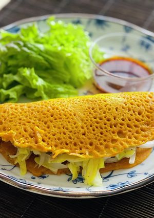 ベトナム風お好み焼きバインセオ-レシピのメイン写真