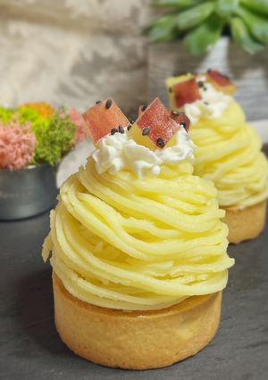 鳴門金時のさつまいモンブラン-レシピのメイン写真
