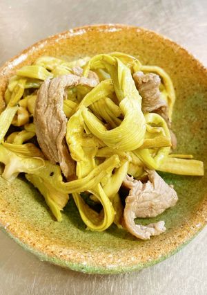 四万十牛のイタドリしぐれ-レシピのメイン写真