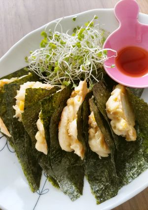 コーンおやきの海苔巻き-レシピのメイン写真