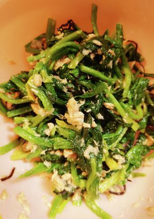 ほうれん草とツナの塩昆布和え-レシピのメイン写真