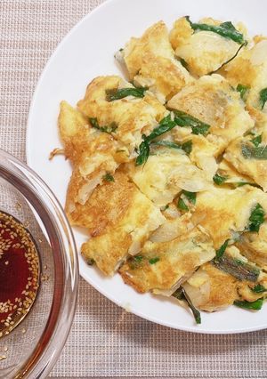 混ぜて焼くだけ簡単お豆腐チヂミ-レシピのメイン写真