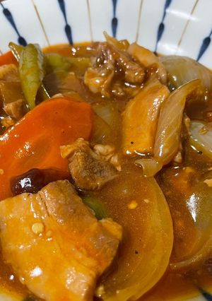 ホットクックで揚げない酢豚-レシピのメイン写真