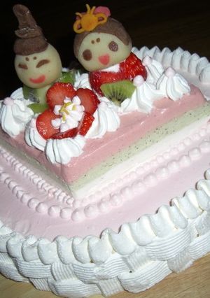 ひな祭りケーキ＊2009＊-レシピのメイン写真