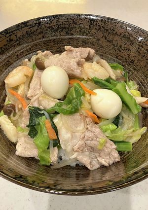 簡単　野菜たっぷり中華丼-レシピのメイン写真
